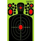 SMK Sihouette Adhesive Target Stickers 9.5Inch x 14.5 Inch 