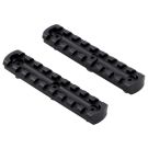 Ares 4″ Key Rail System For M-Lok Set Of 2 Black