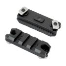 Ares 2″ M-LOK Rails Set Of 2 Black - Plastic