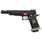 Armorer Works HX2402 .38 SuperComp Black Race Pistol 6mm Gas Blow Back RIF GBB