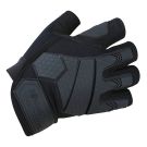 KombatUk Alpha Tactical Fingerless Gloves - Black