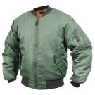 MA1 Style Bomber Jacket Olive