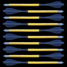 Man Kung 6.5 Inch Alluminium Crossbow Bolts 10 Pack - MK-TCS3  Sobek