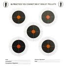 Bisley 17cm 5 Target Card Targets - BIT5ECL