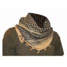 Shemagh Scarf Tan + Black