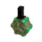 WE Gas Drum Magazine for WE Apache MP5 Series Rifles (350 Rounds - OD)