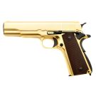 WE Colt 1911 Gold 6mm Airsoft Gas Blow Back Pistol RIF GBB 