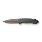 Whitby Rescue Lock Knife - Carbon Fibre Pattern LK400