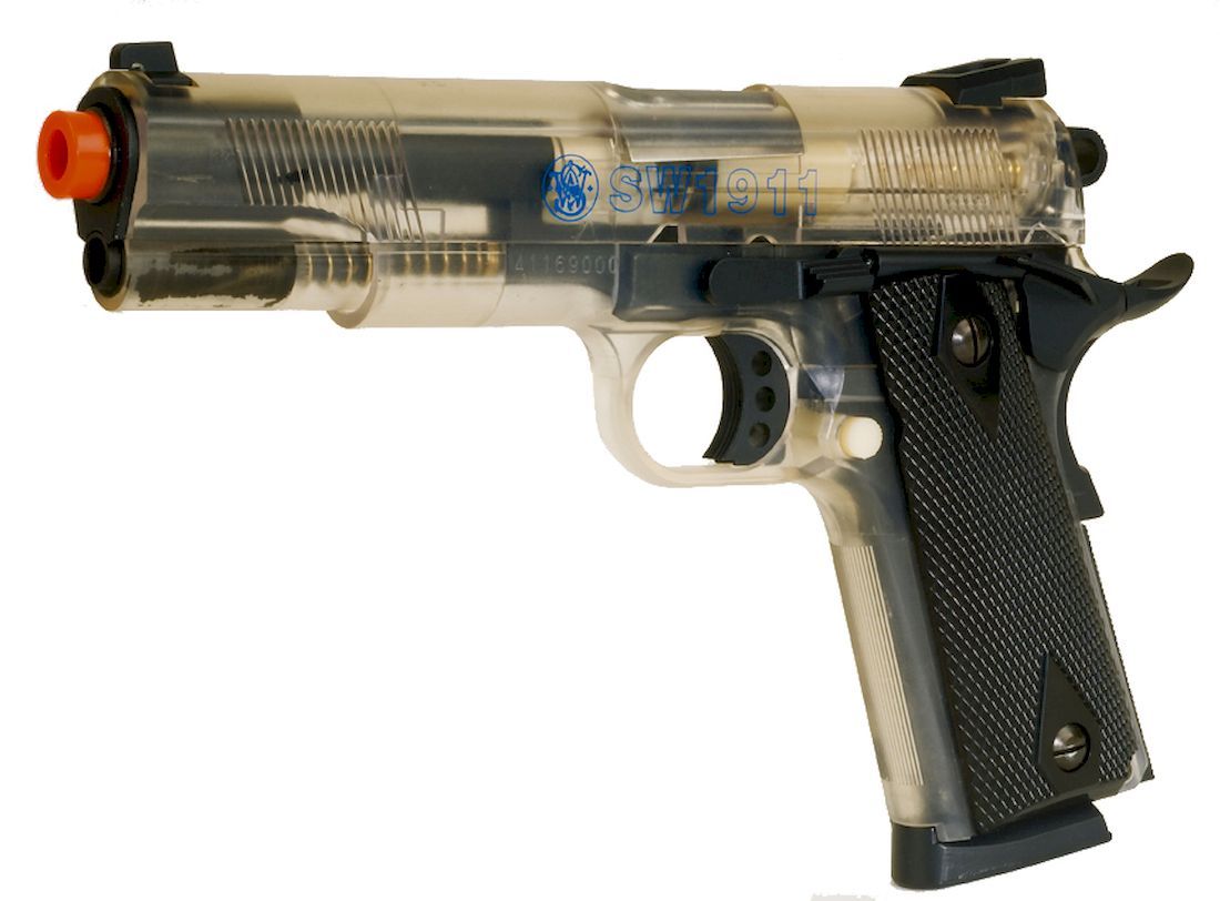 WA SCW3 GAS-BLK S&W SW1911 DK ハーフシルバー/ウェスタン