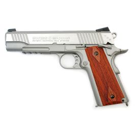 Swiss Arms SA1911 Rail brushed Silver .177 BB Co2 Blow Back Air Pistol