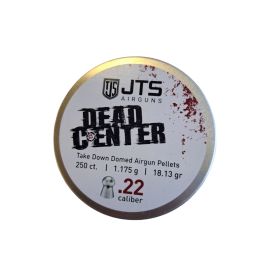 JTS Dead Center Take Down Domed Air Gun Pellets .22 - 18.13gr