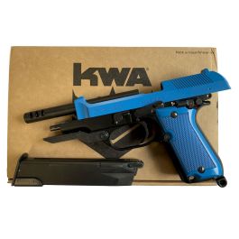 KWA Beretta M93R 6mm Airsoft Gas Blow Back Pistol Two Tone Discontinued