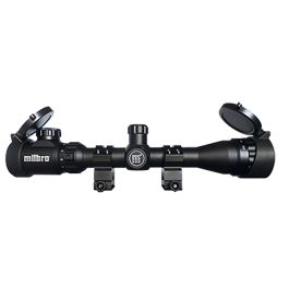 Milbro Clearview 3-9x40AOEG Rifle Scope - 9-11 mounts