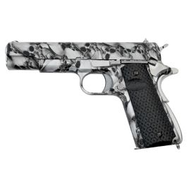 Armorer Works NE2101 1911 Skull Water-Transfer 6mm Airsoft Gas Blow Back Pistol RIF GBB