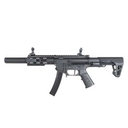 King Arms PDW 9mm SBR SD Black 6mm Airsoft Assault Rifle RIF AEG Discontinued