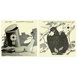 Bisley 25 Rat + Crow Targets BITPVI