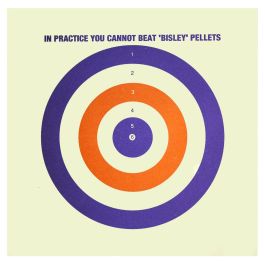 Bisley 17cm Colour Targets Grade 3 pack of 100 BITCEPL