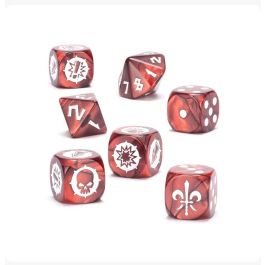Warhammer Blood Bowl Bretonnian Team Dice Set - 202-58