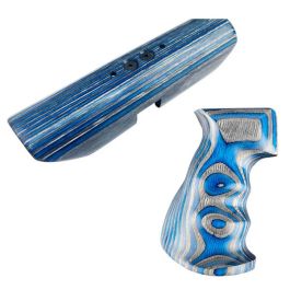 BRK Ghost Grip and Cheekpiece Set - RH / Blue