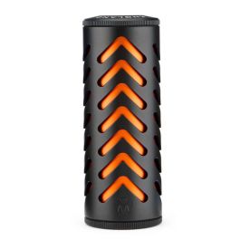 3 Legged Thing - The ModFather 1/2 Inch UNF Airgun Moderator - Chevron - Black / Orange 