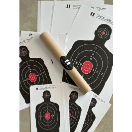 Double Tap Man Shaped Target Pack - 45 Pack