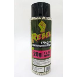 Rebel Precision 0.20g Tracer BBs - 3300 Bottle