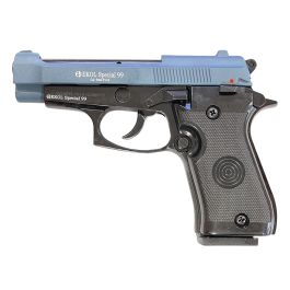 Ekol Special 99 Beretta 84FS Style Blue 9mm Blank Firing Pistol