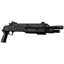 BO Manufacture Fabarm STF/12 11″ Short Black LR3004 6mm Airsoft Triple Shot Shotgun RIF Discontinued