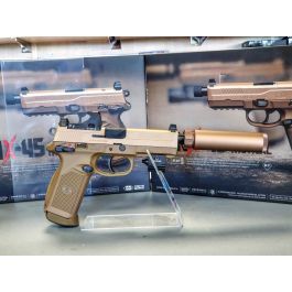 Tokyo Marui FNX-45 Gas Blowback 6mm Pistol RIF + 2 magazines Discontinued