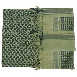 Shemagh Scarf Green + Black