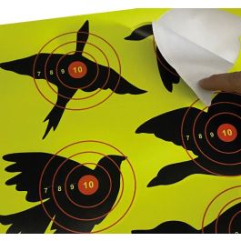 Milbro Reactive Adhesive Bird targets - 25 Sheets