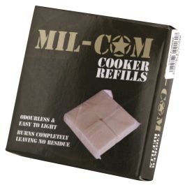 Mil-Com Solid Fuel Cooker Refills Discontinued