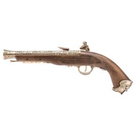 HFC Pirate Flintlock Pistol Gold 6mm Gas Non-Blowback Pistol RIF Discontinued