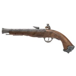 HFC Pirate Flintlock Pistol Silver 6mm Gas Non-Blowback Pistol RIF Discontinued