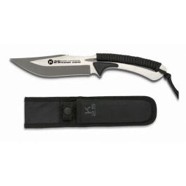 K25 32377 Cord Wrapped Sheath Knife Black
