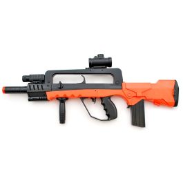 Double Eagle M46 Famas Style Orange 6mm BB Single-Shot Assault Rifle Two Tone Discontinued