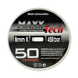 Maxx Tech 8mm Blank Ammunition