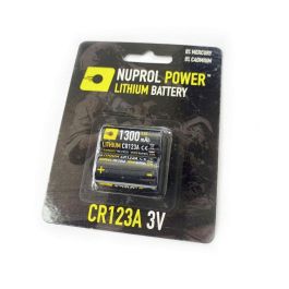 Nuprol CR123A 3v Batteries