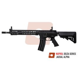 Nuprol Delta Jackal Alpha Black 6mm Airsoft RIF AEG Discontinued