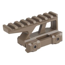 Big Foot E Style Picatinny Riser Mount - Tan