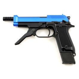 SI93 Beretta M93 Style 6mm BB Gas Blow Back Pistol Two Tone Discontinued