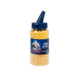 Spitfire 0.12g Yellow 6mm BBs 2000 Bottle