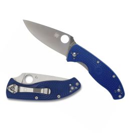 Spyderco Tenacious Lightweight Blue Lock Knife C122PBL 