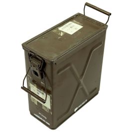Ex-Army Surplus Ammo Tin Large 40mm