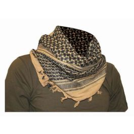 Shemagh Scarf Tan + Black
