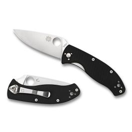 Spyderco Tencious G-10 Black Plain Edge - C122GP