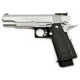 Tokyo Marui 5.1 Hi-Capa Silver 6mm Gas Blow Back Pistol RIF GBB