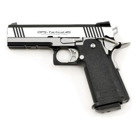Tokyo Marui 4.3 Hi-Capa  Dual Stainless 6mm Airsoft Gas Blow Back Pistol RIF GBB