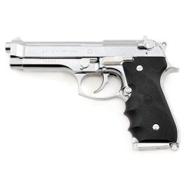 Tokyo Marui M92 Beretta Chrome 6mm Airsoft GBB RIF