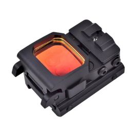 Aim-O Flip-Up Mini Red Dot Reflex Sight Black